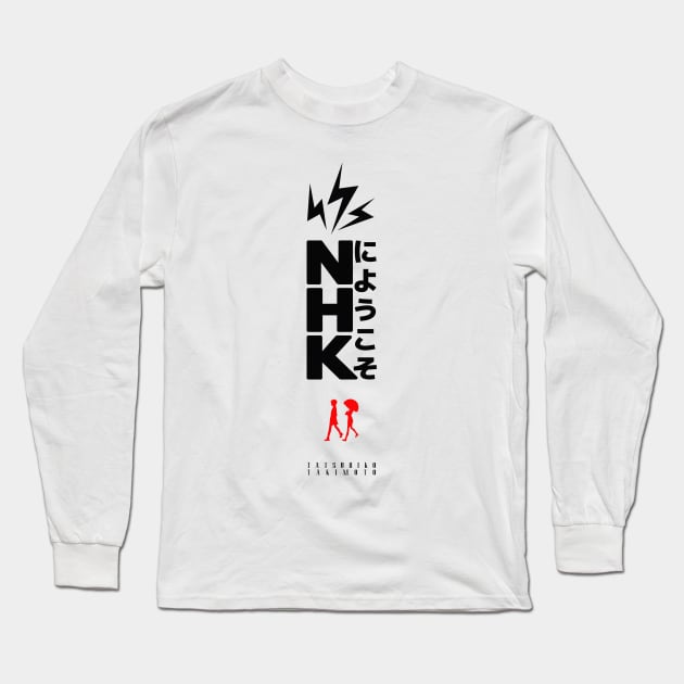 Welcome to the NHK - Japanese Design Long Sleeve T-Shirt by TATSUHIRO